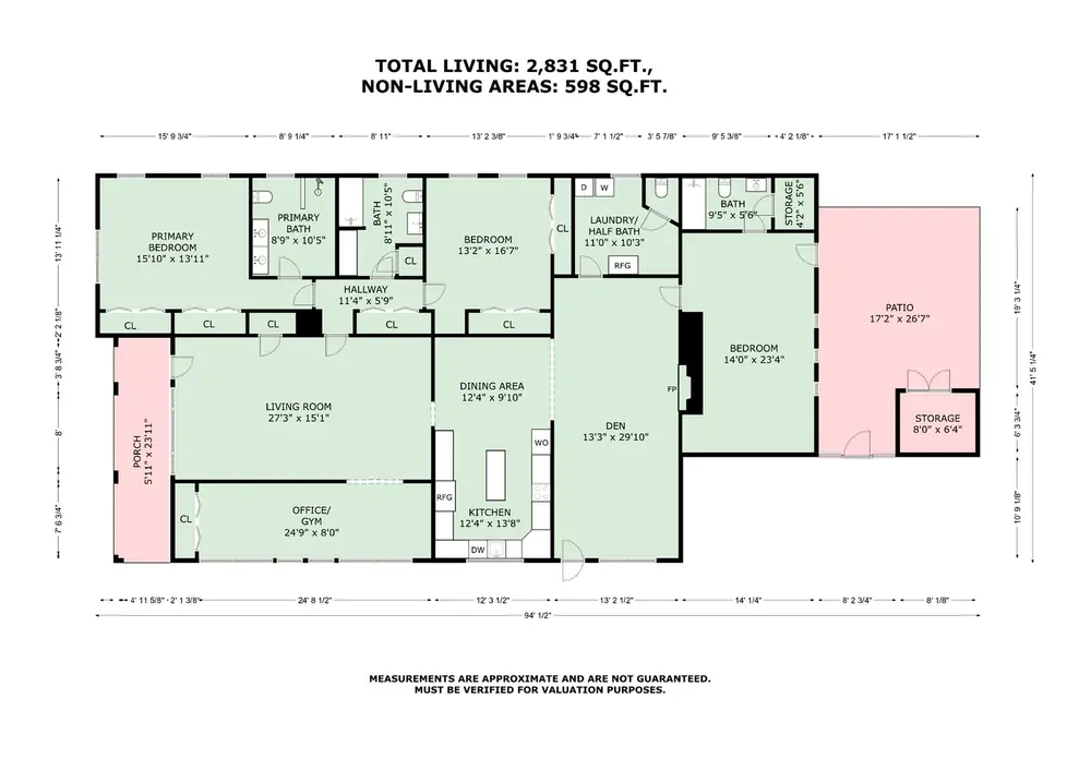 Floor plan for 5451 Canal Boulevard